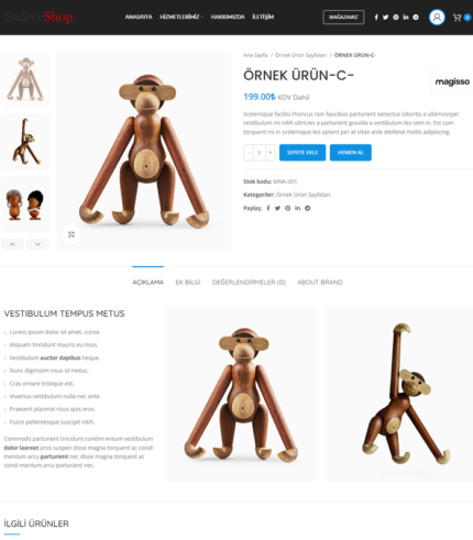 E-ticaret sitesi normal ürün ekleme-A-